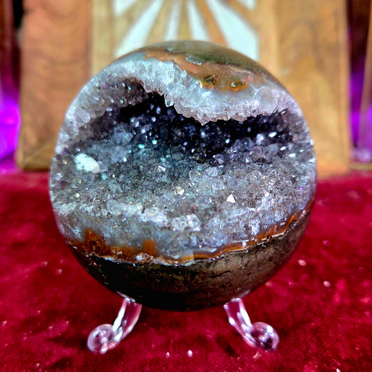 Esfera de Amatista 353g – Calma, Meditación y Equilibrio