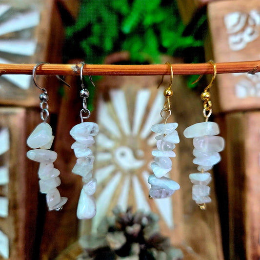 Pendientes Piedra Luna – Equilibrio, Intuición y Energía Femenina
