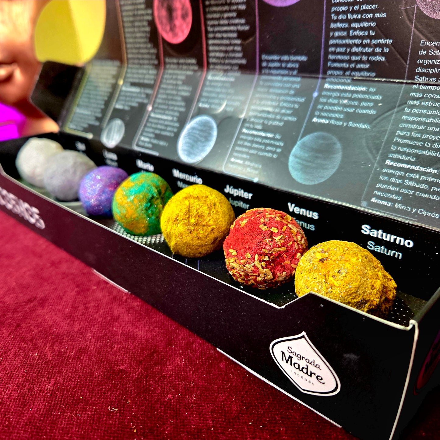 Bombitas Cosmos Sagrada Madre - Cada una vinculada a un planeta