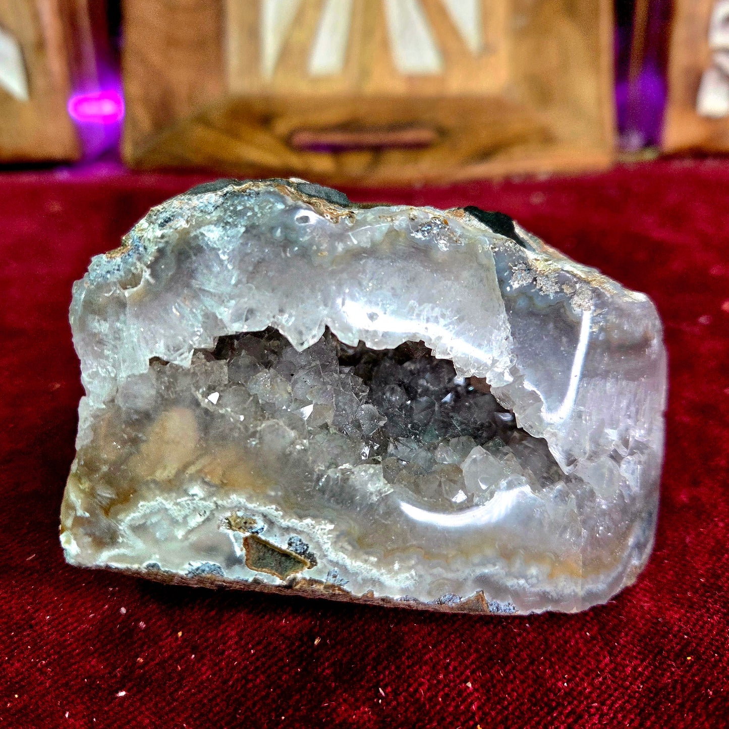 Geoda de Amatista 361g – Calma, Meditación y Equilibrio