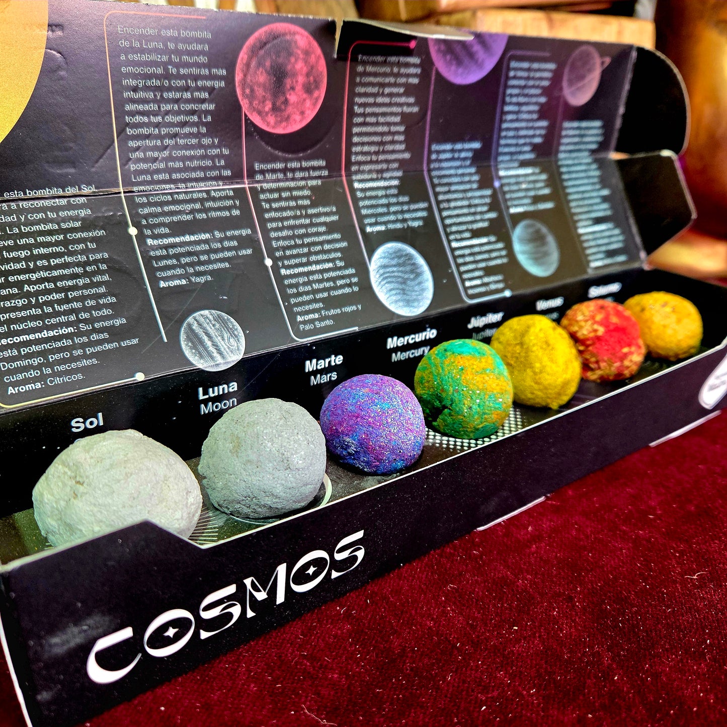 Bombitas Cosmos Sagrada Madre - Cada una vinculada a un planeta