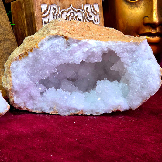 Geoda de Cuarzo Blanco 19 CM 3.877 kg