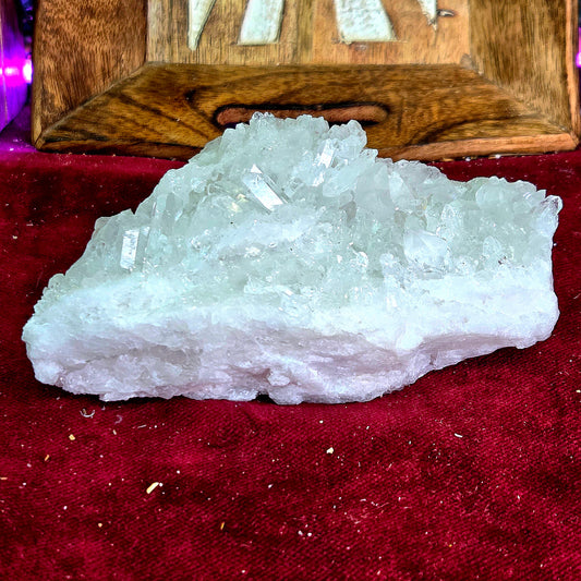 Drusa de Cuarzo Cristal 389g – Amplificador de Energía y Purificación