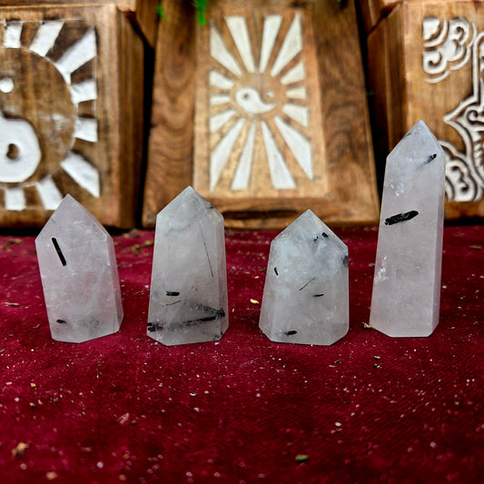 Punta de Cuarzo Turmalinado 30/50g