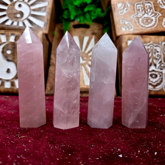 Punta de Cuarzo Rosa 100/125g