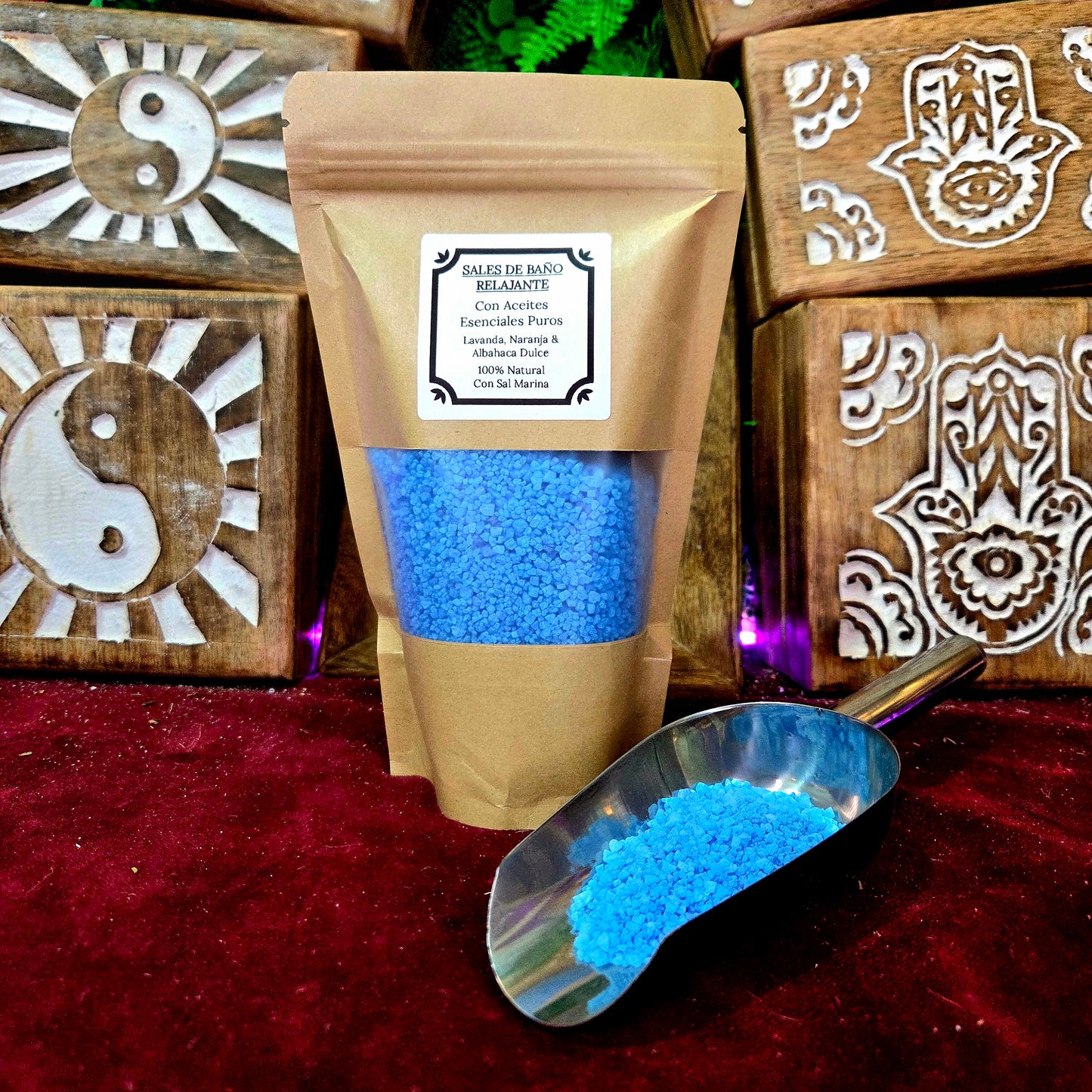Sales de Baño Relajantes - Naranja / Lavanda / Albahaca Dulce