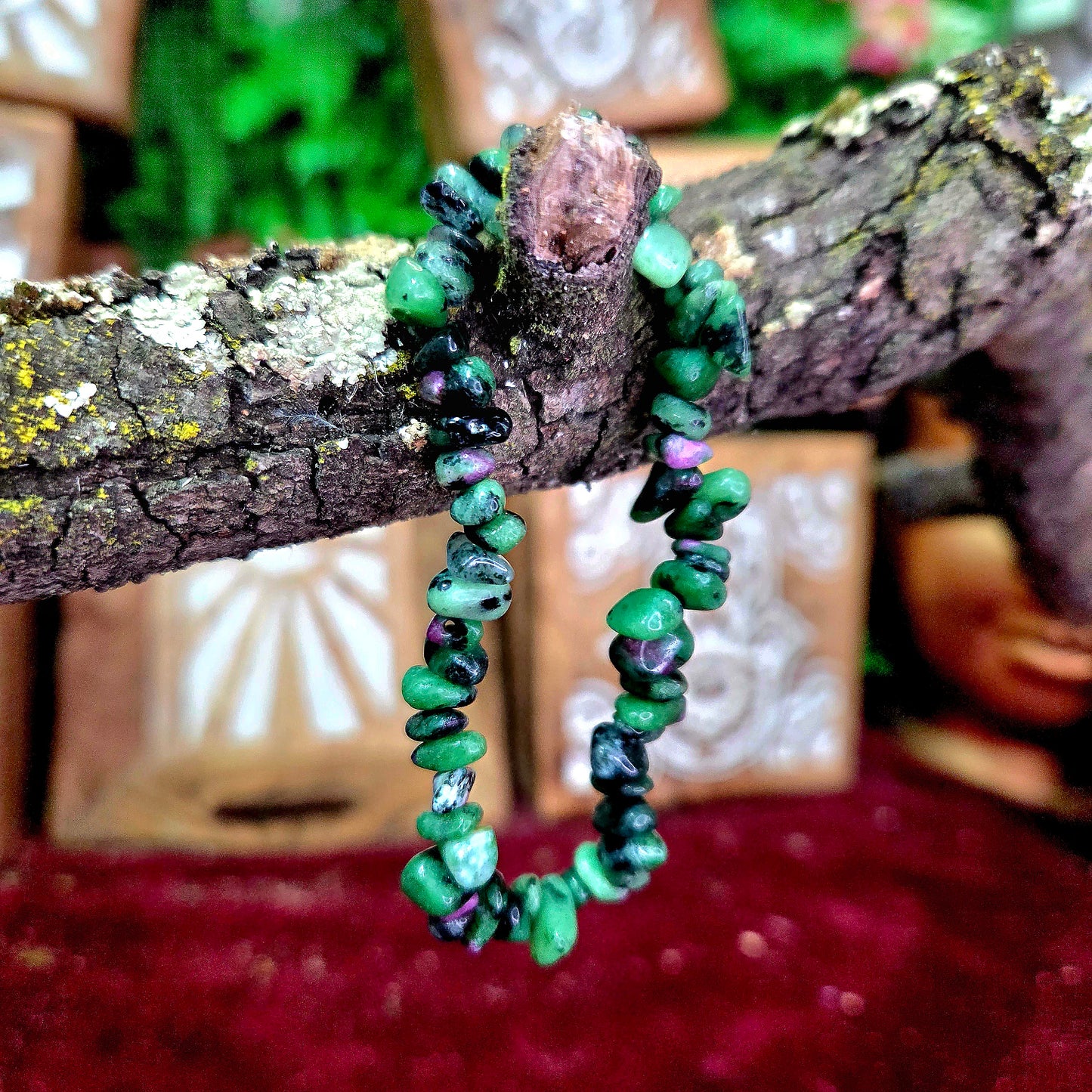 Pulsera Rubí Zoisita