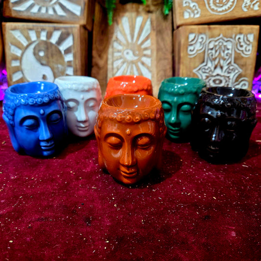 Quemador Cerámico Cabeza Buda